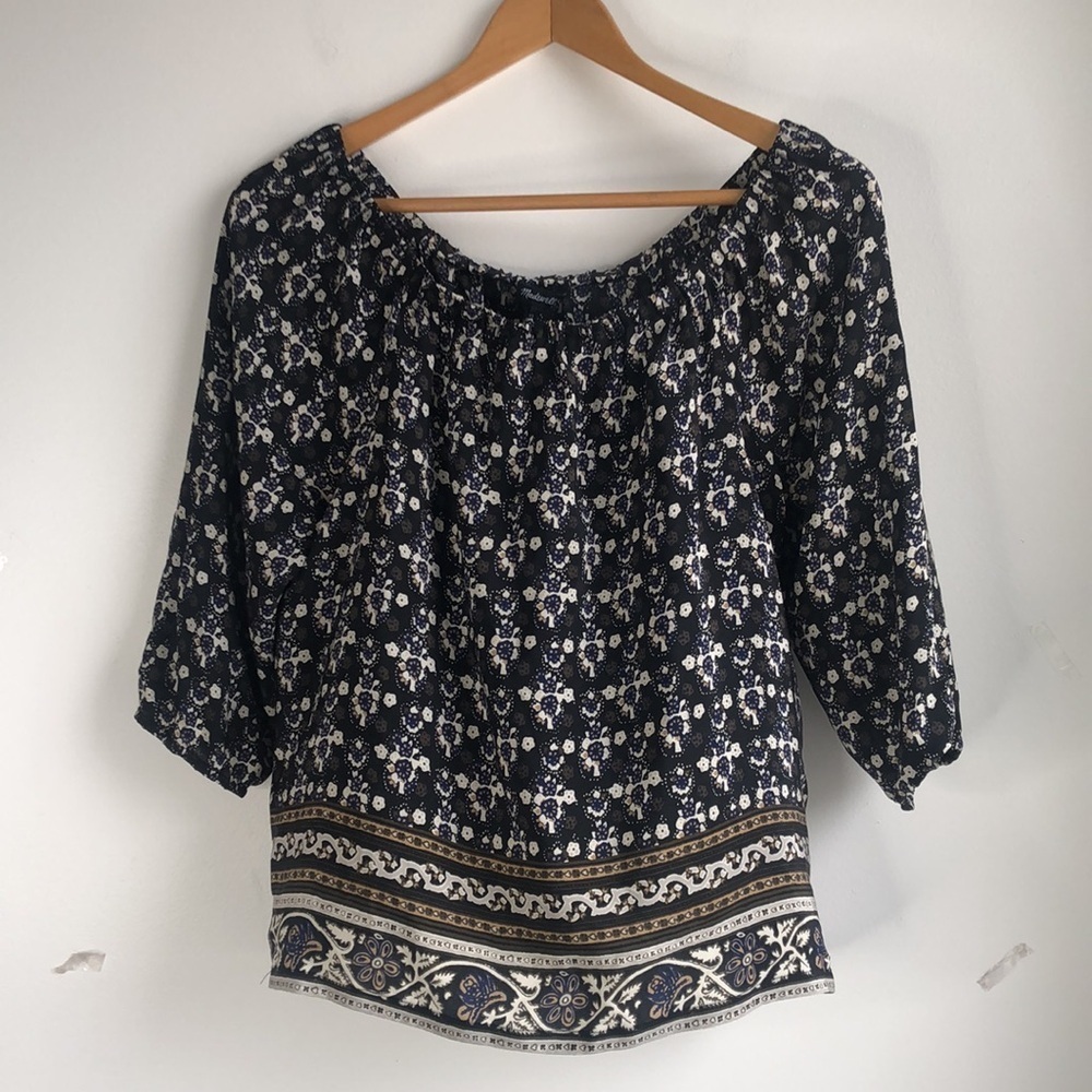 Madewell 100% silk blouse